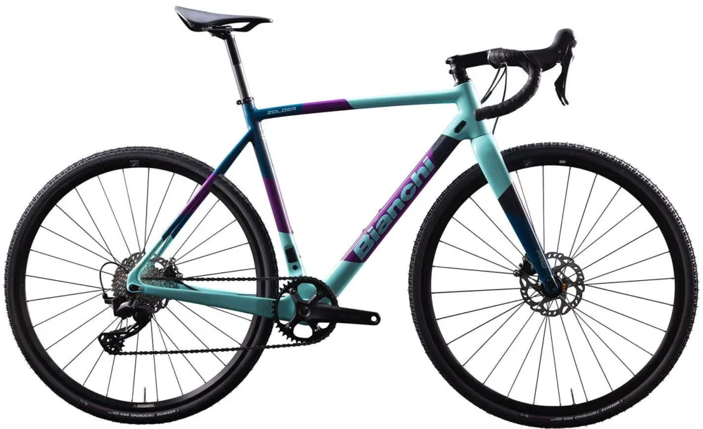 Rabatt Bianchi Zolder Pro - GRX 610 - 28 Zoll - Diamant - 2026 - YD / CK16 / Purple - Abyssal Teal Glossy - Größe 54 CM