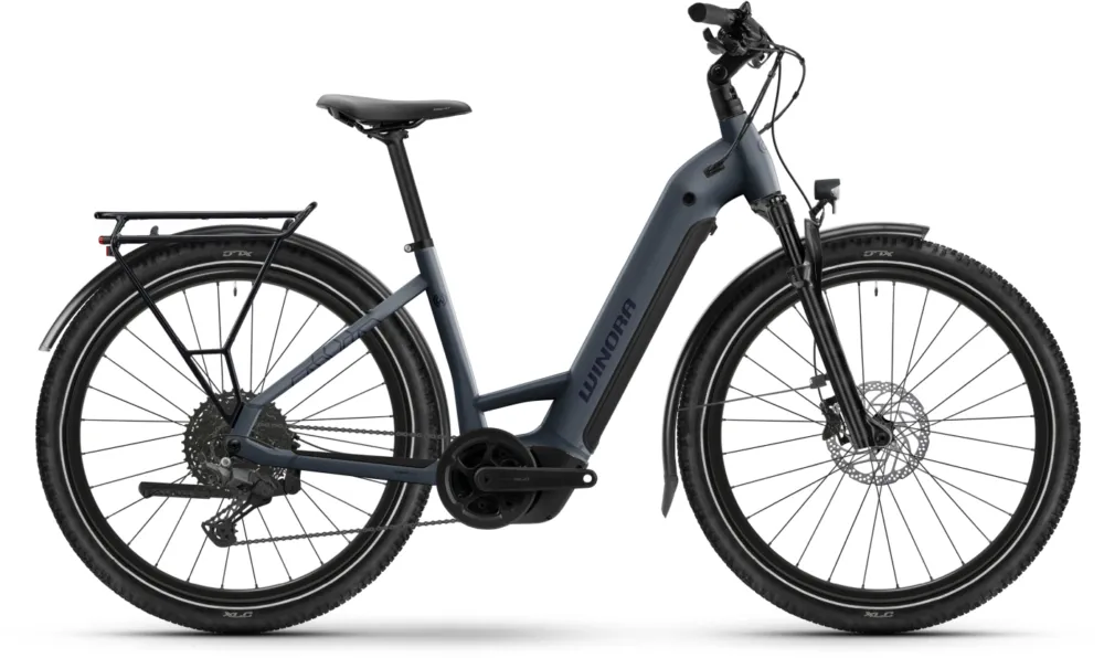 Super-Preis Winora Yucatan X10 - 800 Wh - 27,5 Zoll - Tiefeinsteiger - 2026 - Plush Pigeon Matt - Größe M