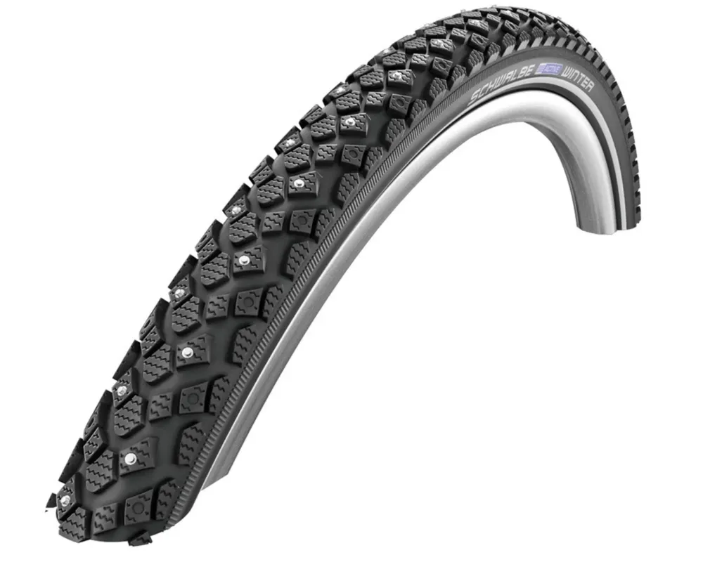 Marathon Winter 28x1.35 Zoll Spike-Reifen Active Line K-Guard 120 Spikes faltbar | schwarz-reflex 35-622 Sichere Zahlung