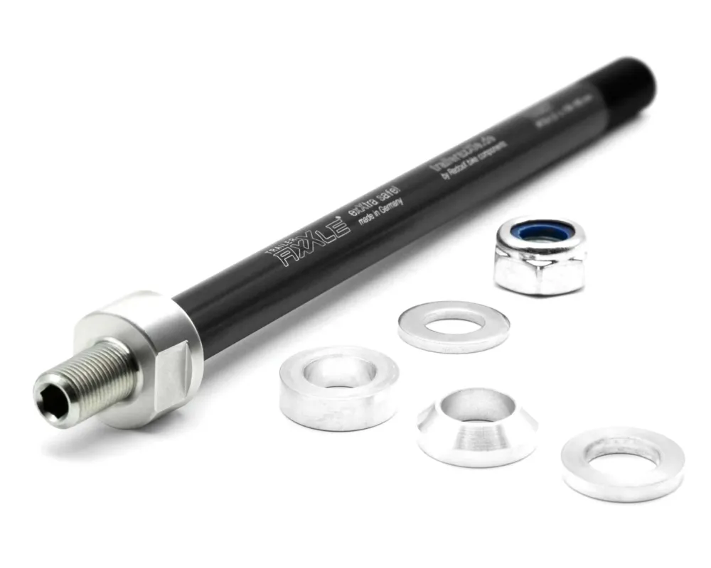 Rabatt Steckachse für Orbea Rise - Steckachse für Kinderanhänger - M12x1,0 | 169-184mm