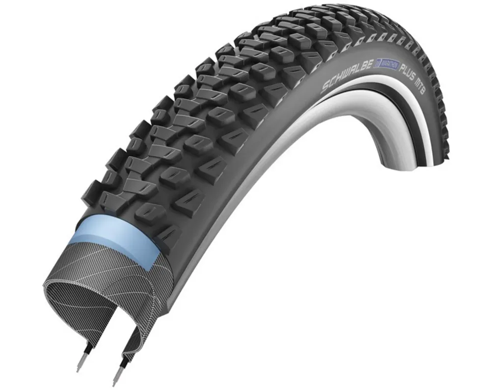 Kostenloser Versand Marathon Plus 29x2.25 Zoll E-MTB-Reifen Performance Line SmartGuard Drahtreifen | black-reflex 57-622