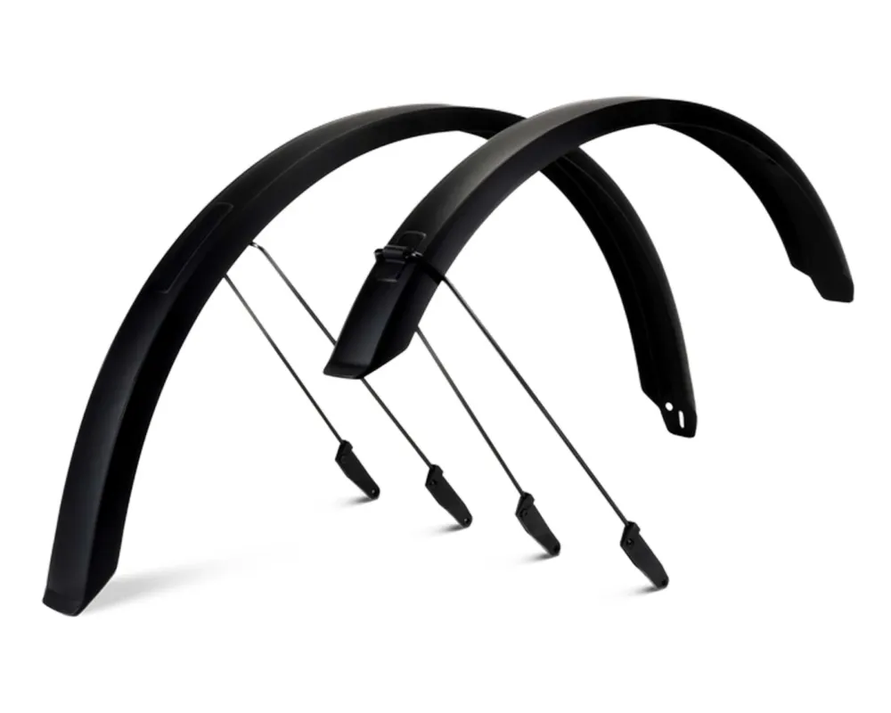 Acid Schutzblechset Nulane & Nuroad Hybrid 60 - 28" BB Mount 2.0 | black Preis Gesenkt
