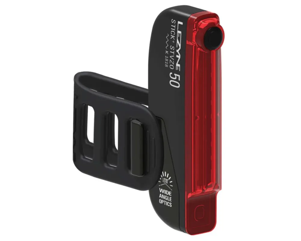 Markenprodukt Stick+ - LED Fahrrad Rücklicht StVZO | schwarz