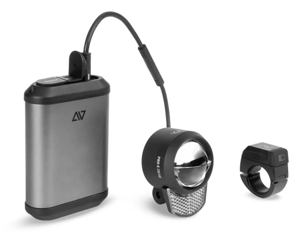Acid Frontlicht Pro-E 200 HB inkl. PowerBank | black´n´space grey Letzte Chance