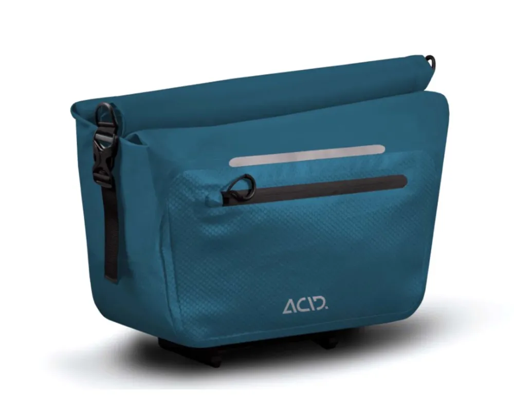 Acid Gepäckträgertasche Trunk Pro 14 RILink | dark blue'n'black Versand Am Gleichen Tag