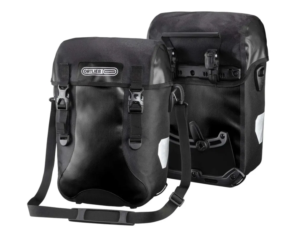 Sport-Packer QL2.1 - 2x15 Liter wasserdichte Fahrrad-Touren Taschen (Paar) | black Jetzt Kaufen