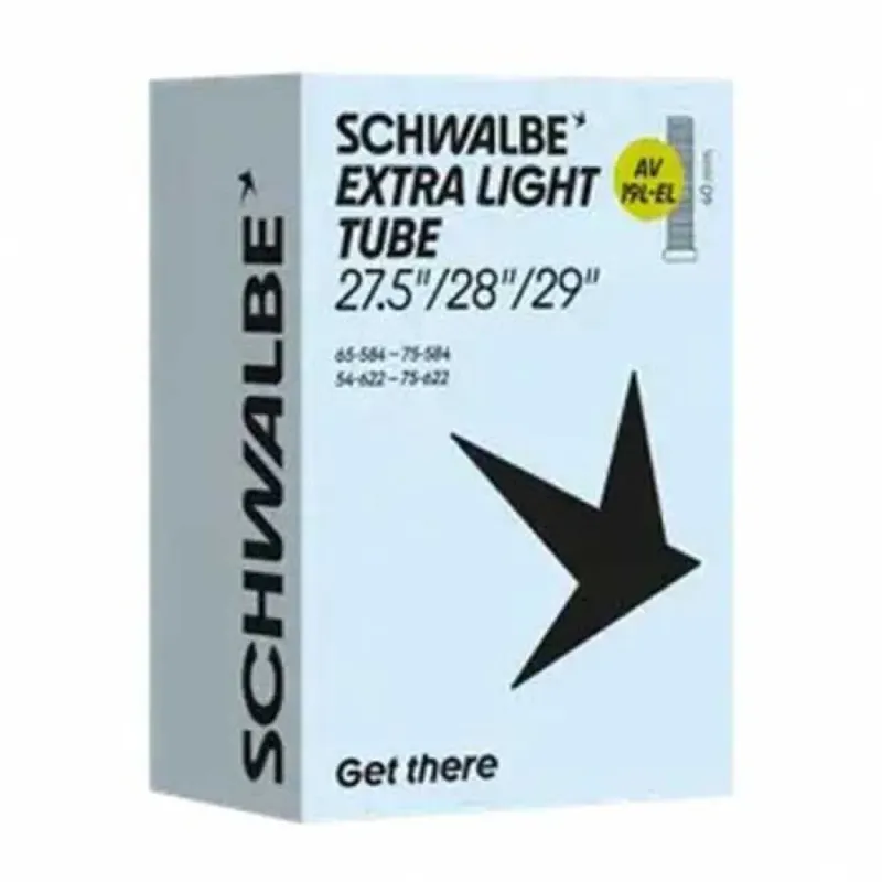 Schwalbe AV19L-EL Schrader 40 mm Extra Light 2026 Fahrradschlauch - 27.5-29´´ Direkt Vom Hersteller