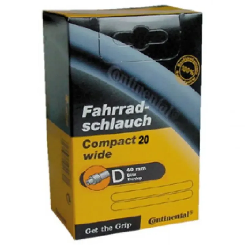 Neu Continental Compact Wide Dunlop 40 mm Fahrradschlauch - 24´´