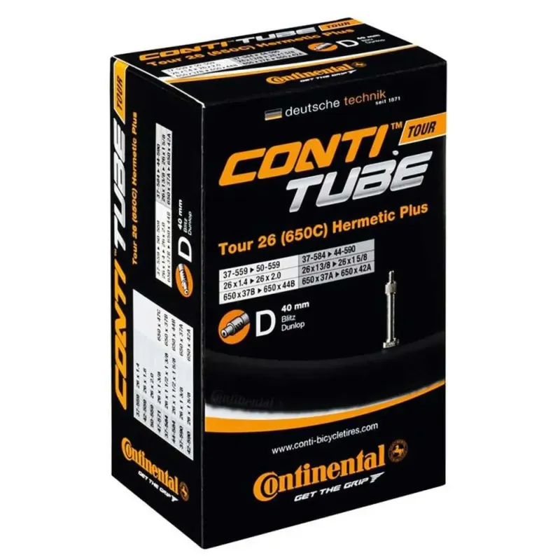 Wochenendangebot Continental Tour Hermetic Plus Dunlop 40 mm Fahrradschlauch - 700C