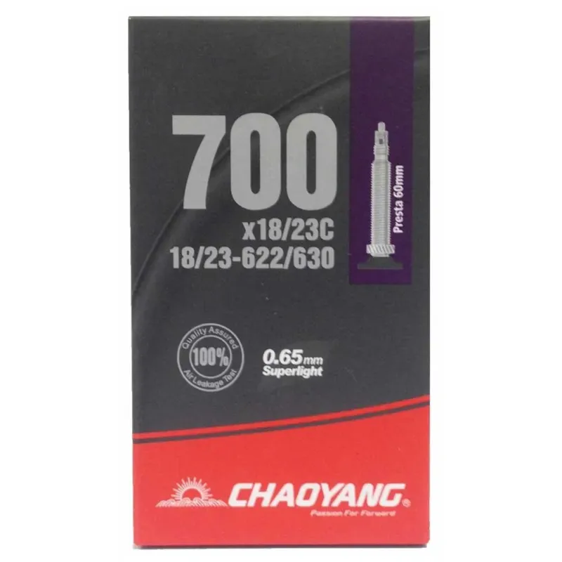 Chaoyang Super Lite Tube FV60 Fahrradschlauch - 700C Neue Kollektion