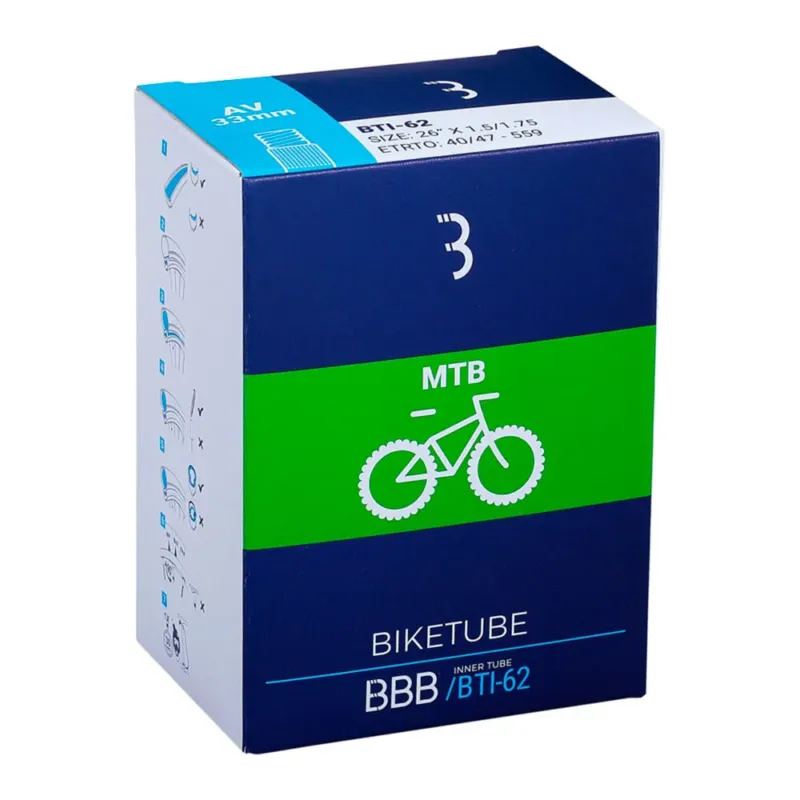 BBB BTI-89S Superlite 29´´x1.9-2.3 Presta 48 mm Fahrradschlauch - 29´´ Versand Am Gleichen Tag