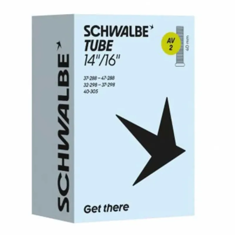 Neue Kollektion Schwalbe AV2 Schrader 40 mm Fahrradschlauch - 14-16´´
