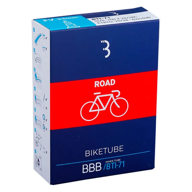BBB SuperLite Presta 60 mm Fahrradschlauch - 700C Highlight