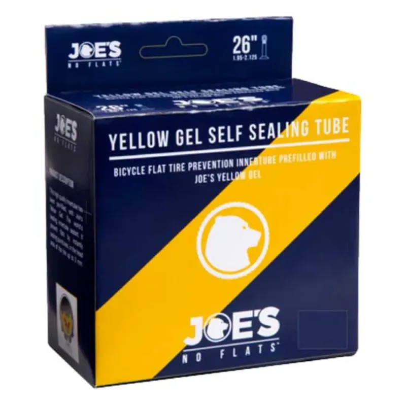 JOE´S Yellow Gel Presta Fahrradschlauch - 26´´ Finale Aktion