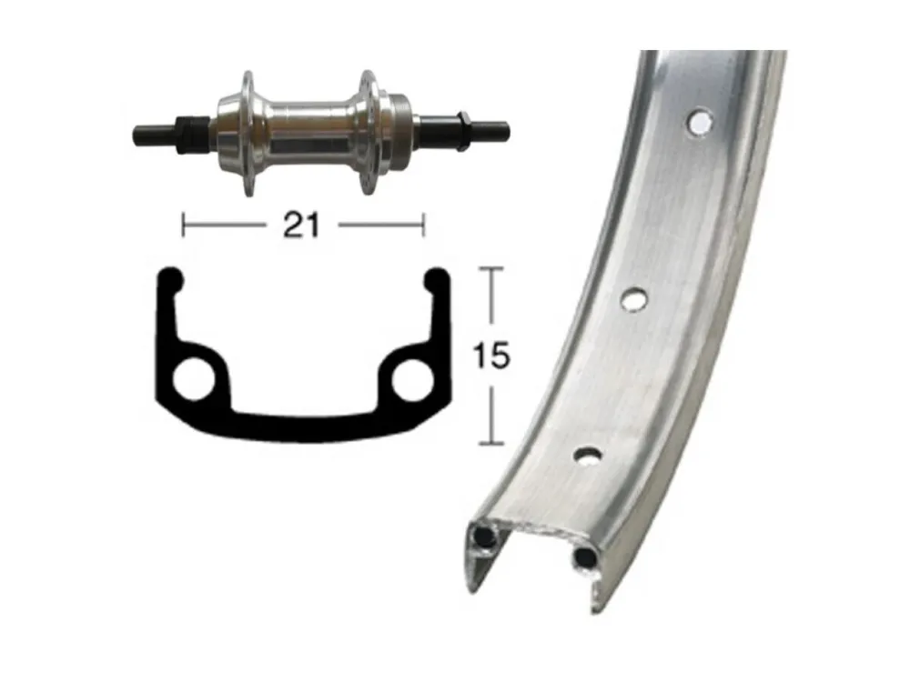 Bike-Parts - H-Rad 26x1.9 26Zoll,Alu-Kastenf.,si,SchrZKR,135mm Starr Schnäppchen