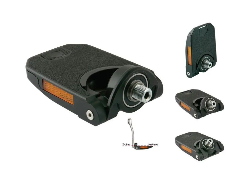 by.Schulz - Pedal by.schulz Z.1 Fold schwarz, 9/16Zoll x 20tpi, faltbar Kostenloser Versand