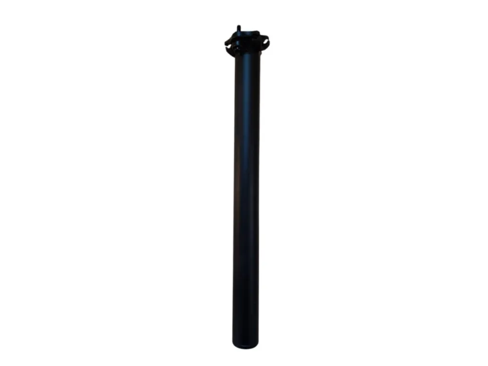 Zertifiziert Patentsattelstütze Ø34,9 x 400mm, schwarz, Alu