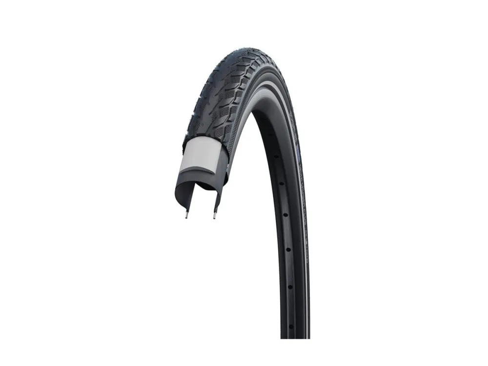 Schwalbe - Reifen Schwalbe Delta Cruiser Plus HS431 28x1 1/2Zoll40-635 sw-TSkin Refl.Act.PG GrC Direktkauf